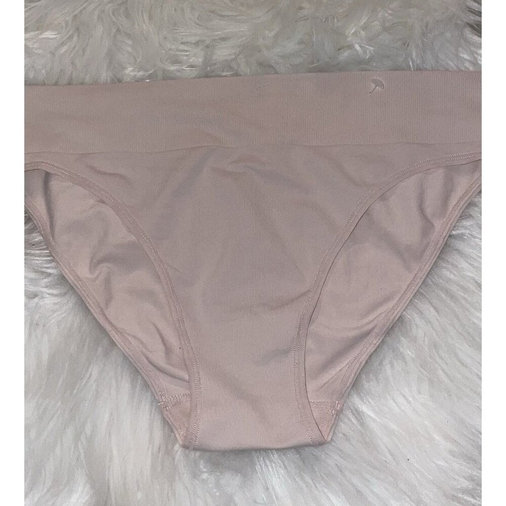 Maidenform DM2317 Bikini High Leg Panties Stretch Smoothing High Cut M Pink